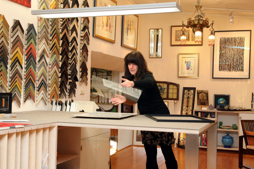 Uwe Peichert mit Rahmen