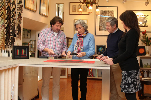 Uwe Peichert mit Rahmen